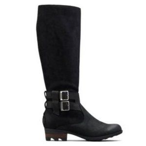 Black Sorel Lolla II Tall Boots 10